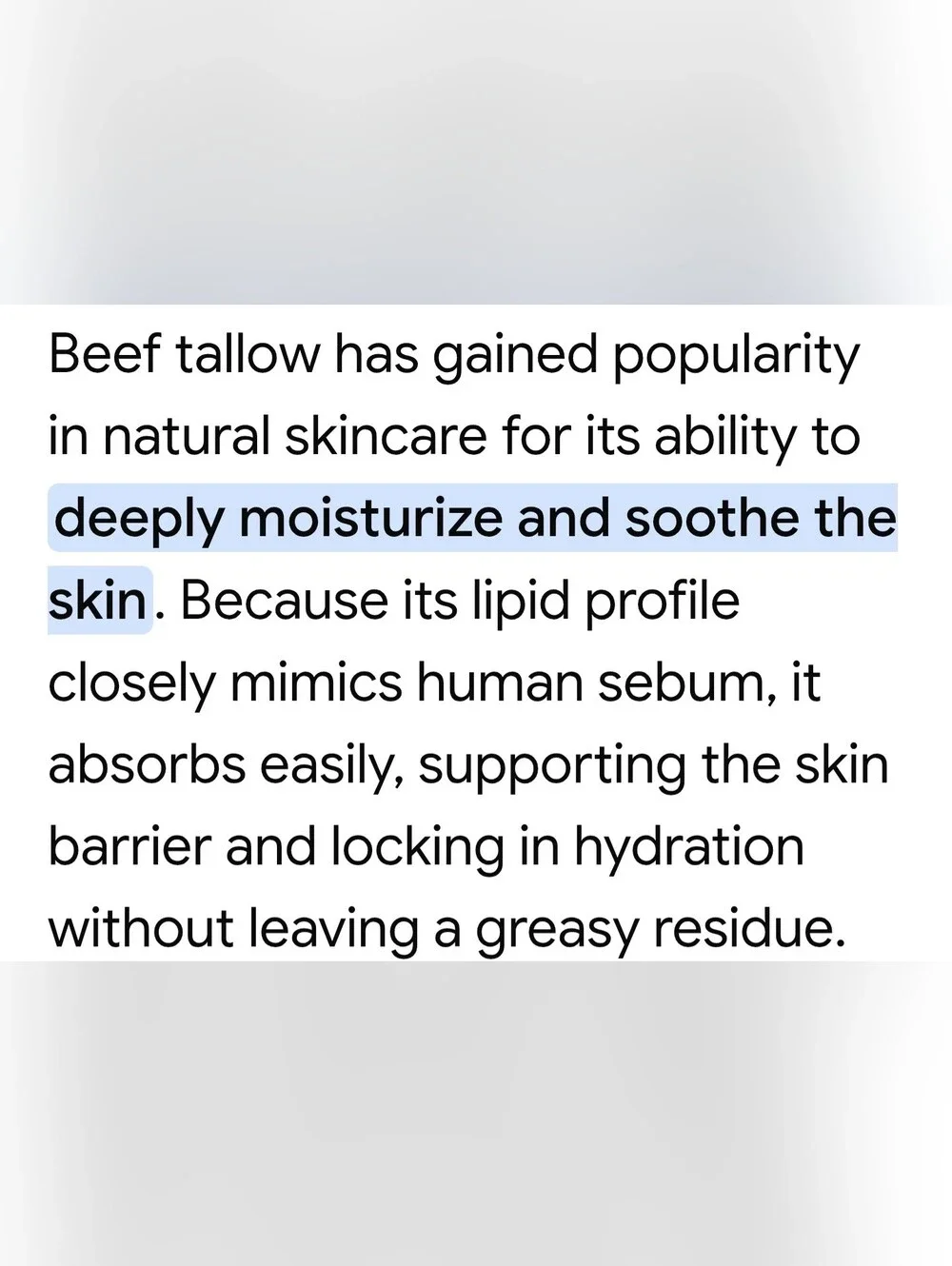 Beef Tallow Rose Essence